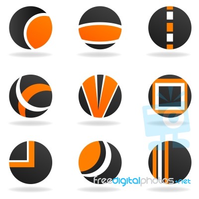 Company Icons Stock Image