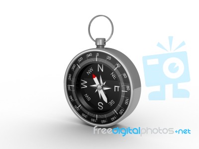 Compass.  3d Illustration Stock Image