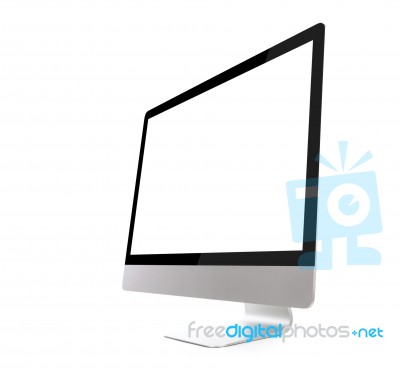 Computer Display Stock Image