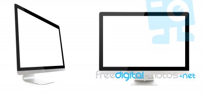 Computer Display Stock Image