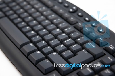 Computer Keyboard Stock Photo