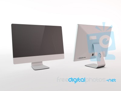 Computer Monitor Stock Image