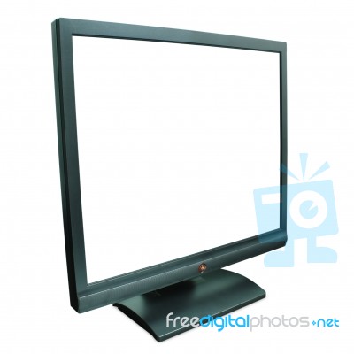 Computer Monitor Stock Photo