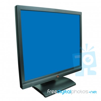 Computer Monitor Stock Photo