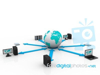  Computer Network Stock Image