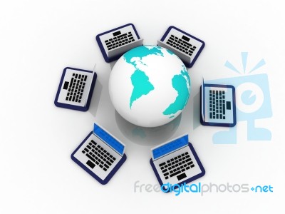 Computer Network Stock Image