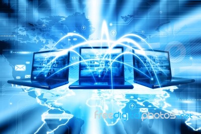 Computer Network Stock Image