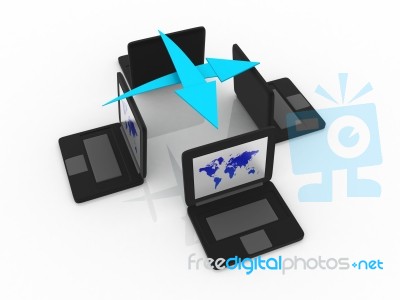 Computer Network Stock Image