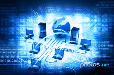 Computer Network Stock Image