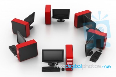 Computer Network Stock Image