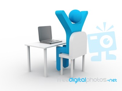 Computer Programmer Stock Image