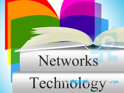 Computer Technology Shows Lan Network And Connection Stock Image