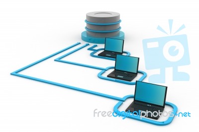 Computing Data Network Stock Image