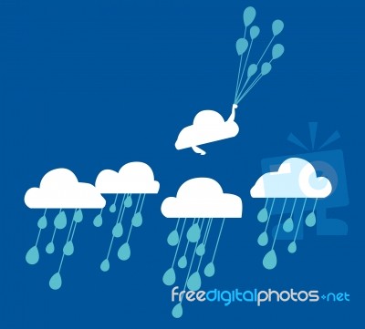 Concept Cloud Stock Image