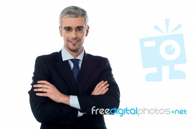 Confident Business Executive Stock Photo