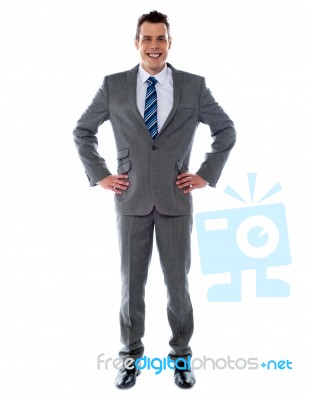 Confident Business Executive Stock Photo