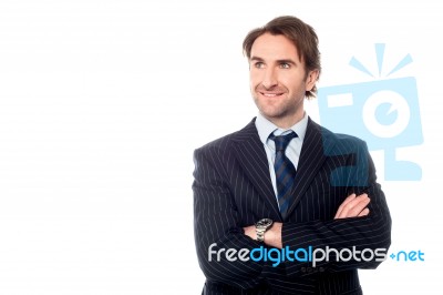 Confident Corporate Business Executive Stock Photo