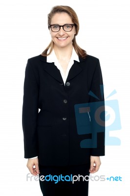 Confident Middle Aged Business Executive Stock Photo