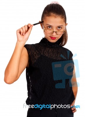 Confident Woman Stock Photo