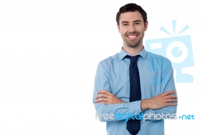 Confident Young Business Executive Stock Photo