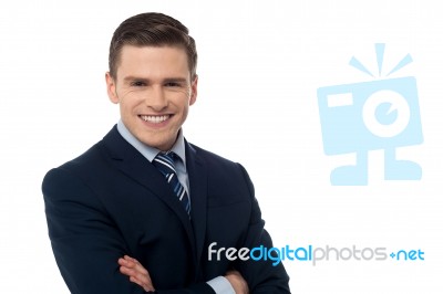 Confident Young Business Executive Stock Photo