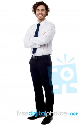 Confident Young Business Executive Stock Photo