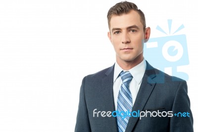 Confident Young Businessman Stock Photo