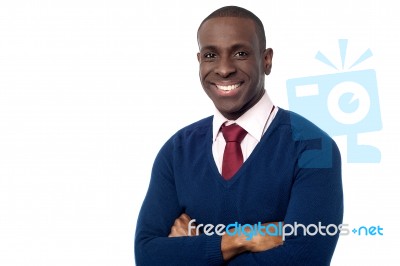 Confident Young Businessman Stock Photo