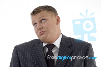 Confused Businessman Stock Photo