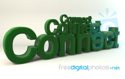 Connect Logos Stock Image