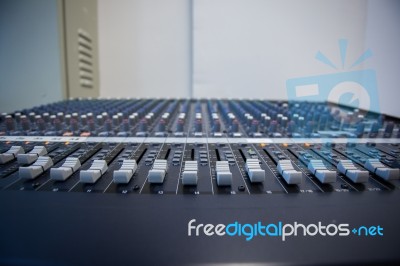 Console Audio Stock Photo