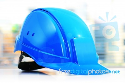 Construction Helmet Stock Photo