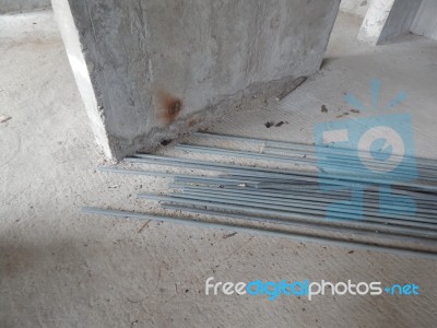 Construction Of A Residential Building In A Building Stock Photo