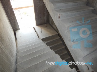 Construction Of A Residential Building In A Building Stock Photo