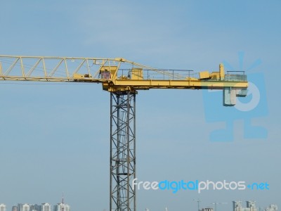 Construction Of A Residential Building In A Building  Stock Photo