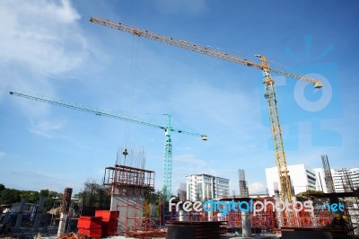 Construction Site Stock Photo