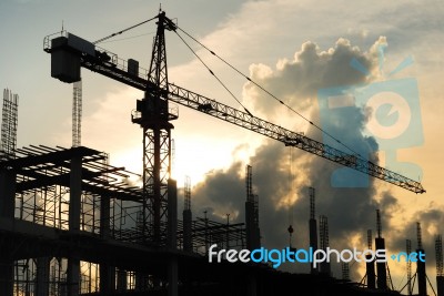 Construction Site Stock Photo