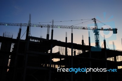 Construction Site Stock Photo