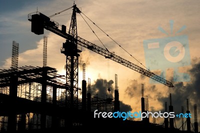 Construction  Site Stock Photo