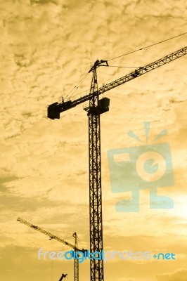 Construction Site Stock Photo