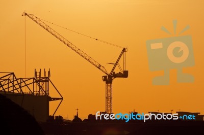 Construction Site Stock Photo