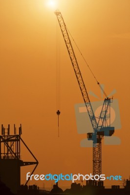 Construction Site Stock Photo