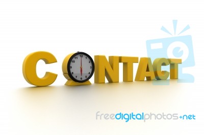 Contact Stock Image