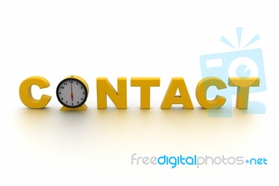 Contact Stock Image