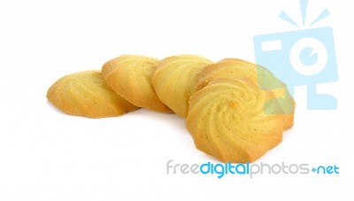 Cookies Isolated On The White Background Stock Photo