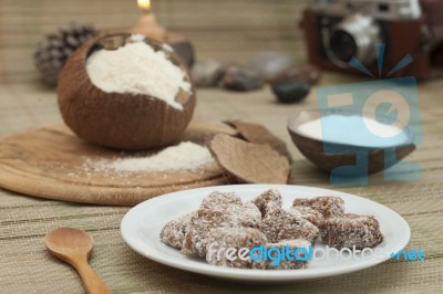 Cookies On The Table Stock Photo