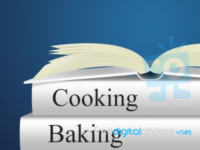 Cooking Baking Means Baked Goods And Bakery Stock Image