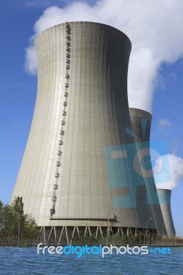 Cooling Towers Stock Photo