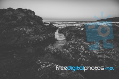 Coolum Beach At The Sunshine Coast Stock Photo