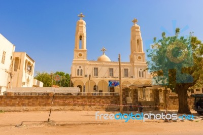 Coptic Cathedral In Khartoum Stock Photo